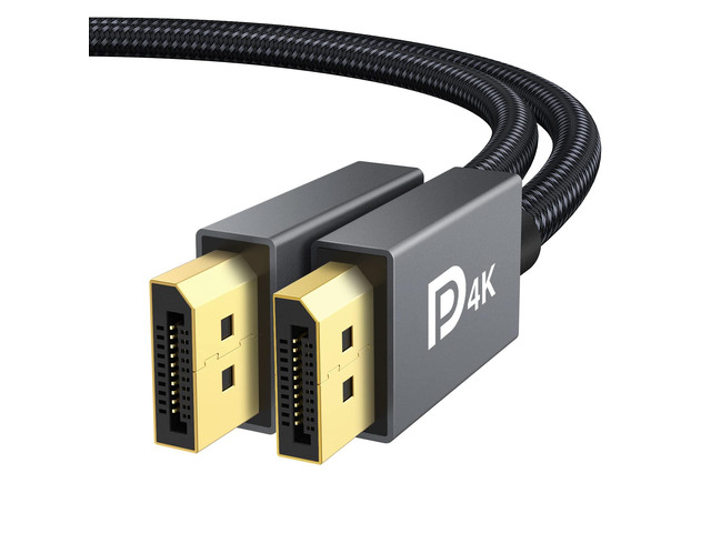 WRIARIC VESA Certified DisplayPort Cable, 6.6ft DP Cable 1.2, [4K@60Hz, 2K@165Hz, 2K@144Hz], High Speed Gold-Plated Display Port to Display Port...