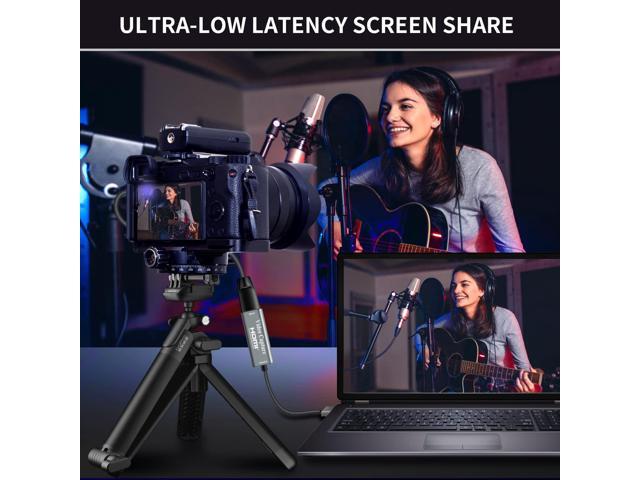 KEHIPI Video Capture Cards, 4K HDMI to USB 3.0 Video Capture Device, 1080P HD 60fps Broadcast Live and Record Video Audio Grabber for Gaming,...