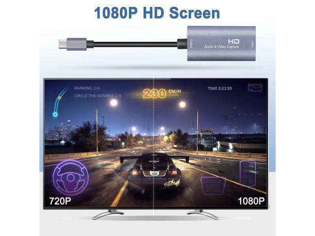 KEHIPI Video Capture Card, 4K USB3.0 HDMI to USB C Capture Card for Streaming, 1080P 60FPS, Compatible with iPad Mac OS Windows, Quest 3, OBS,...