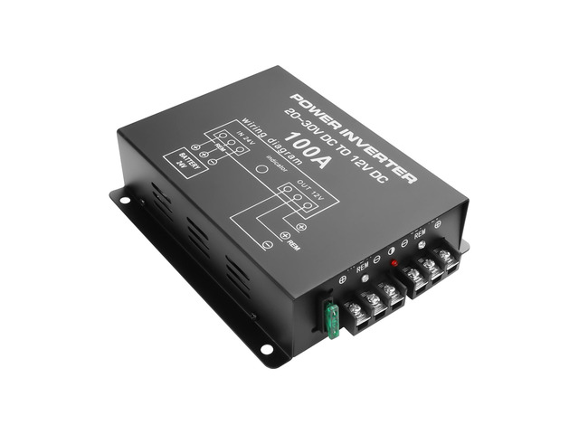 DC 24V to 12V Step-Down Voltage Converter 100A 1200W DC 20-30V to 12V Buck Module Adapter Regulator Reducer Car Power Supply Volt Converter for Car...
