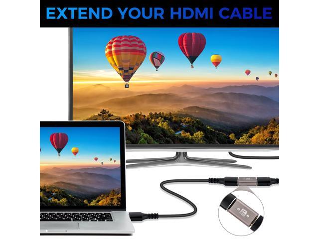BUCIER 8K HDMI Coupler 2 Pack, HDMI 2.1 Female to Female Connector HDMI Extension Adapter, Supports 4K@120Hz,8K@60Hz, 2K, Compatible with HDTV,...