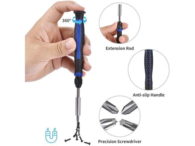 Professional Computer Repair kit, Precision Eectronic Screwdriver Set, with 112 Magnetic Bit, Suitable for Phone, iPhone, PC, MacBook, Laptop, PS4,...