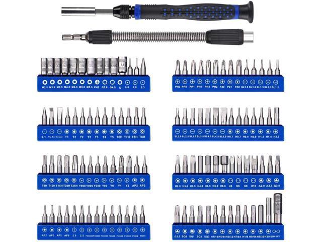 Professional Computer Repair kit, Precision Eectronic Screwdriver Set, with 112 Magnetic Bit, Suitable for Phone, iPhone, PC, MacBook, Laptop, PS4,...