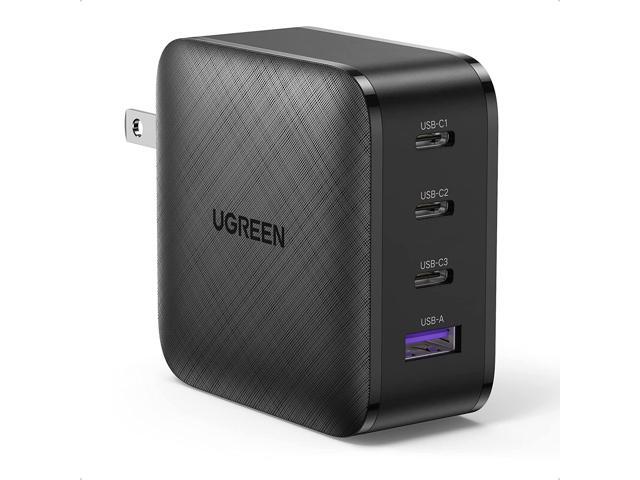 UGREEN 65W Multiport USB C Wall Charger, 4 Port USB Charging Station PPS Fast Charger Adapter Compatible for MacBook Pro/Air, Dell XPS 13, iPad,...