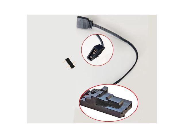 3-Pin 5V ARGB A-RGB Adapter 20cm For Corsair Lighting Node Pro & Commander Pro