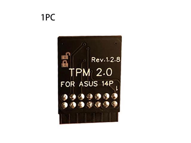1PC TPM 2.0 Security Module for ASUS Motherboard 14 Pin LPC Card Windows 11
