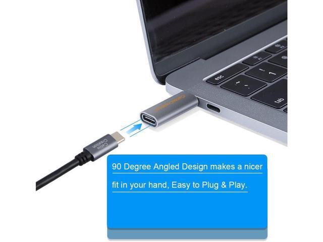 CableCreation USB C Male to Female Adapter, USB 3.1 Type C Extension Convertor 10Gbps, Compatible with MacBook Pro, iPad Pro, Samsung DeX Station,...