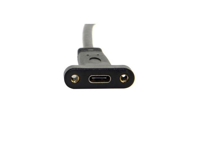 USB 3.1 Front Panel Header to USB-C Type-C Female Extension Cable 40cm with Panel Mount Screw