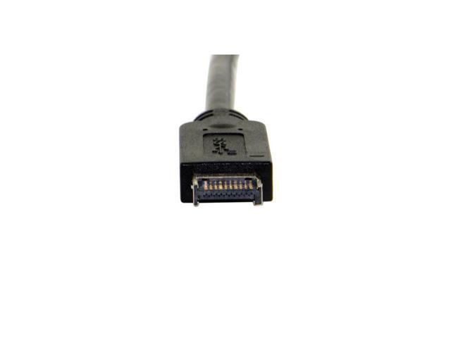 USB 3.1 Front Panel Header to USB-C Type-C Female Extension Cable 40cm with Panel Mount Screw UC-037