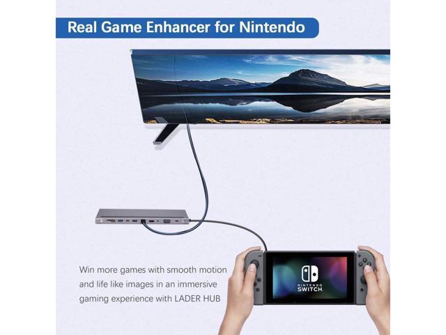 11 in 1 USB Type-C Hub to HDMI 4K VGA, Suitable for Samsung Dex Station, Universal Laptop Dock Hub with 87W PD Compatible with MacBook Pro / 2018...