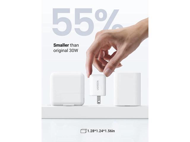 UGREEN 30W USB C Wall Charger, USB C Charger with Foldable Plug, GaN PD PPS Fast Charger Block Compatible with MacBook Air/iPhone 13 Pro Max/13/12...