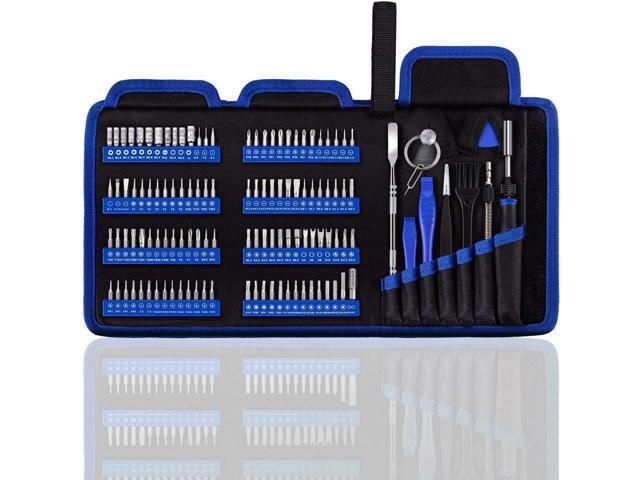 Professional Computer Repair kit, Precision Eectronic Screwdriver Set, with 112 Magnetic Bit, Suitable for Phone, iPhone, PC, MacBook, Laptop, PS4,...