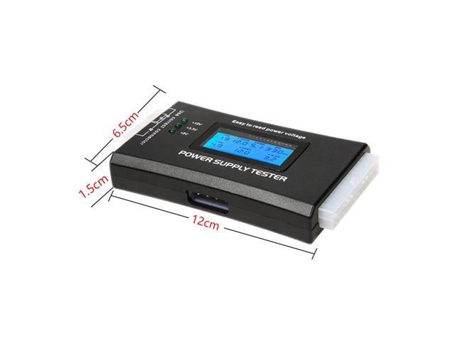 LCD Digital Power Supply Tester Portable Computer Power Tester