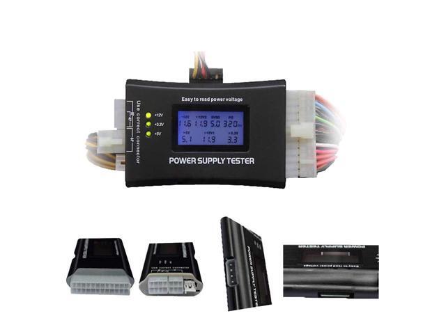 LCD Digital Power Supply Tester Portable Computer Power Tester
