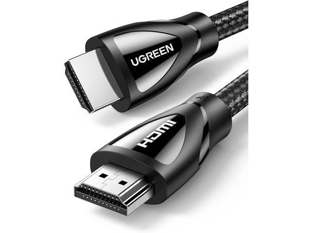 UGREEN 8K HDMI Cable 2.1 6.6FT, 48Gbps Ultra High Speed Braided HDMI Cord 8K@60Hz 4K@120Hz, eARC HDR10 HDCP 2.2 & 2.3, HDMI Cable Compatible with...