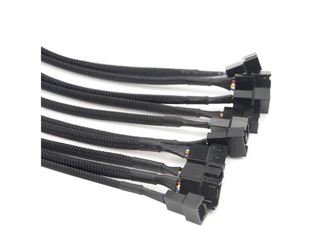 10 PCS 10' 4 Pin PWM Fan Extension Power Cable Computer PC Fan Power Extension Cable for Computer ATX Case