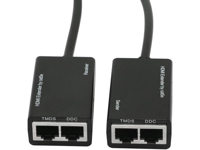 HDMI Extender,HDMI to RJ45 Network Cable Extender Converter Repeater Over Cat 5e / 6 1080p up to 30m Extender for HDTV HDPC PS4 STB 4K 2K (Double...