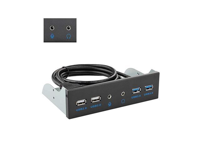 USB 31 Front Panel hub Optical Drive 525inch Panel Computer Expansion Board with KeyA7 Ports Support TypeC USB 30 USB 20 Microphone Input and Audio.