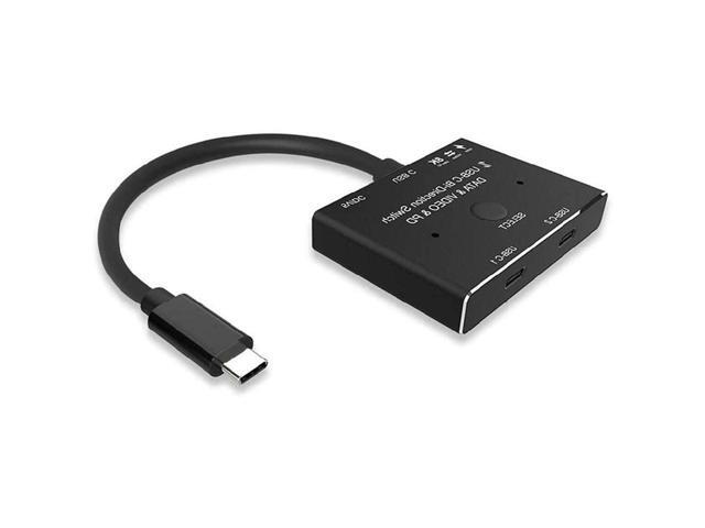 Unknows USB C KVM Switcher Bi-Directional 8k 60hz Switcher Two-Way Data Video Switch Converter 2 in 1 Out/ 1 in 2 Out Type c switcher 2 Computers...