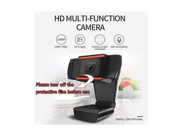 1080p webcam com microfone usb câmera web para streaming de classe em linha compatível com pc mac desktop portátil preto