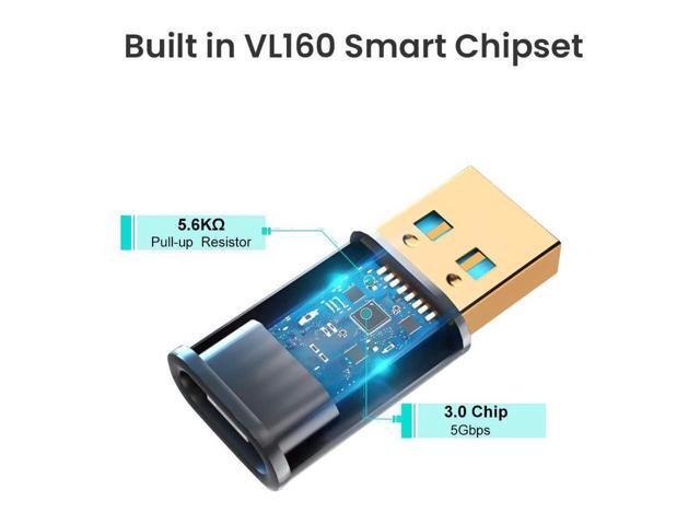 USB3.1 USB C Female to USB Male Adapter 5Gbps CableCreation USB to USB C Adapter USB C to A Adapter Female USB C Adapter for Laptops Logitech...