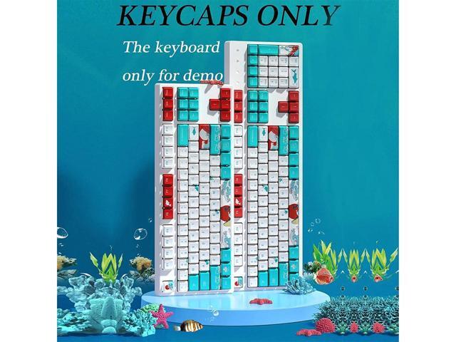 Keycap 60 Percent for GK61 RK61 Anne Pro, 104/87/61 Custom Fullsize Key Cap Set for Cherry Mx Gateron Kailh Switch 60% Mechanical Gaming Keyboard...