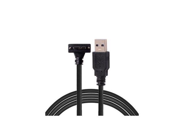 3.0M 90 Degree Up Angled Micro USB Screw Mount to 3.0 Data Cable for Industrial Camera U3-044-UP-3.0M