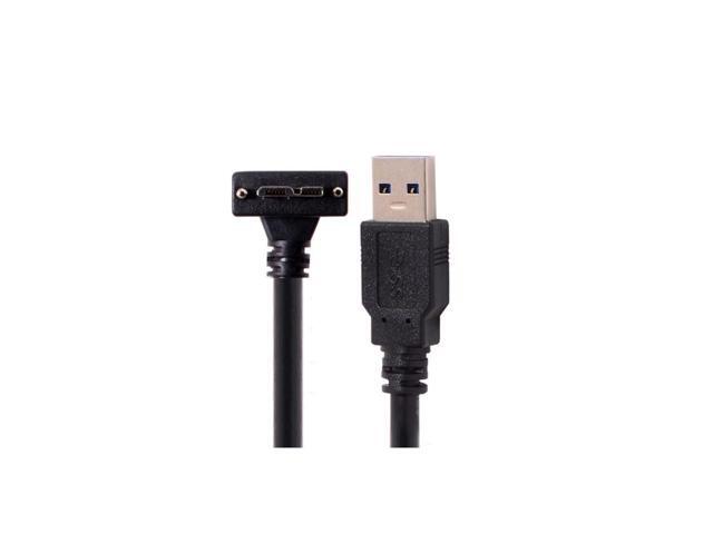 3.0M 90 Degree Up Angled Micro USB Screw Mount to 3.0 Data Cable for Industrial Camera U3-044-UP-3.0M