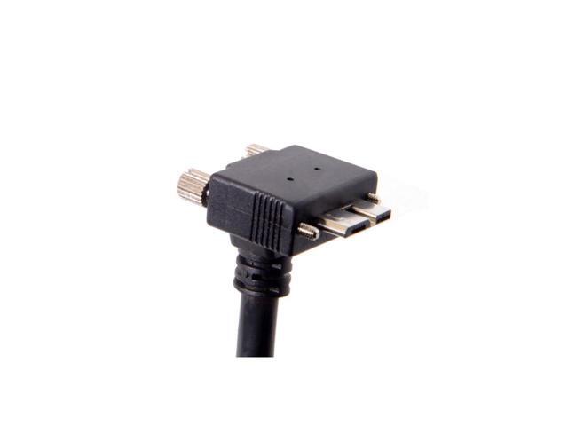 3.0M 90 Degree Up Angled Micro USB Screw Mount to 3.0 Data Cable for Industrial Camera U3-044-UP-3.0M