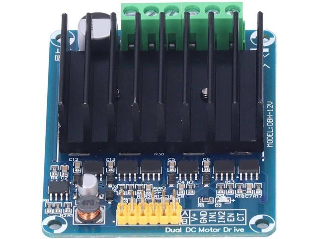 Motor Driver Module DC 5?15V 30A Dual Channel H Bridge Motor Drive Module Smart Car Driver Board for Intelligent Automobile Motor