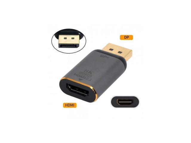 Cable DisplayPort 1.4 Source to HDMI 2.0 Display 8K 60hz UHD 4K DP to HDMI Male Monitor Adapter Connector