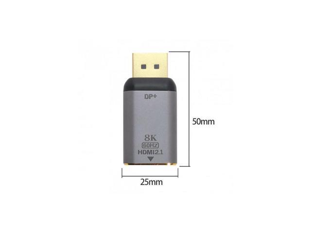 Cable DisplayPort 1.4 Source to HDMI 2.0 Display 8K 60hz UHD 4K DP to HDMI Male Monitor Adapter Connector