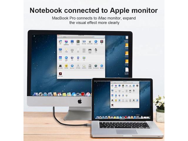 Mini DisplayPort to Mini DisplayPort 1.4 8K(7680X4320)@60Hz 4K@144Hz Ultra HD Cable Converter Compatible with Thunderbolt MacBook Pro MacBook Air 2M