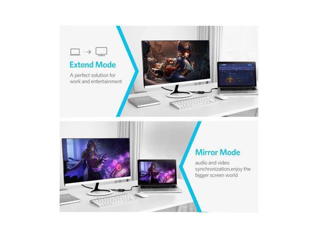 2 Pack Mini DisplayPort to HDMI Adaptor,AUBEAMTO Mini DP(Thunderbolt Compatible) to HDMI 4Kx2K Converter Gold-Plated Cord for MacBook Pro, MacBook...