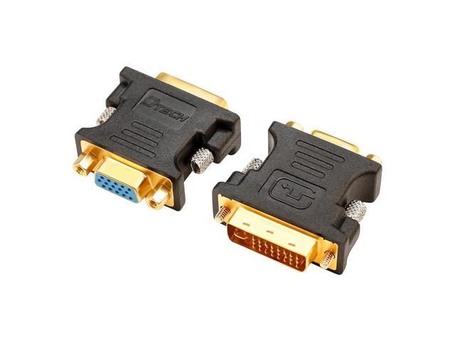 DVI Male to VGA Female Adapter DVI-I 24+5 Port Converter