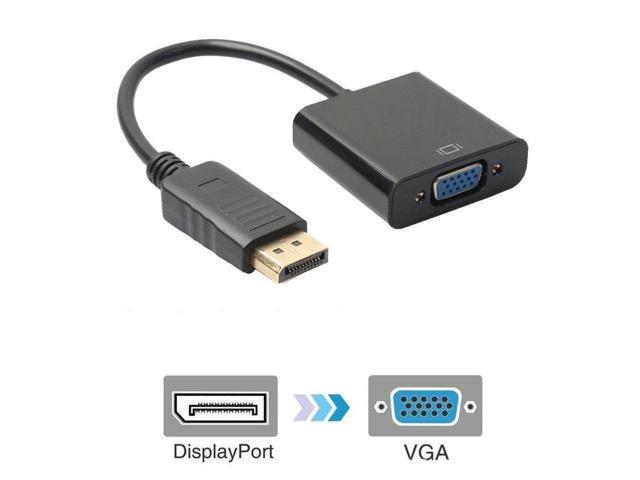 3 PCS Display Port to VGA Adapter 1080P Converter, DisplayPort DP to VGA Adapter Male to Female Adapter up to 1080p @ 60Hz and PC graphics...
