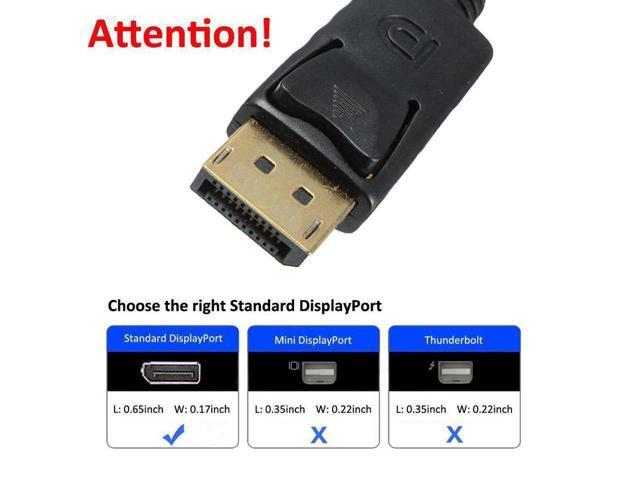 3 PCS Display Port to VGA Adapter 1080P Converter, DisplayPort DP to VGA Adapter Male to Female Adapter up to 1080p @ 60Hz and PC graphics...