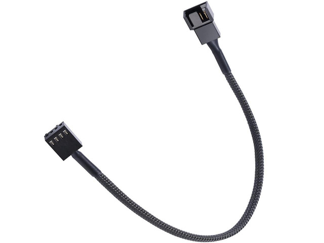 (10 Pack) 4-Pin PWM Fan Splitter Cable, 10.5'Sleeved Braided Adapter Computer PC Fan Power Extension Cable Converterfor Computer ATX Case 4 Pin 3...