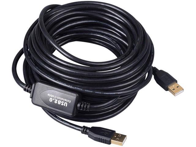 USB Cable 100Ft, USB A to A, Tanbin USB to USB Cord USB Male to Male USB 2.0 Cable Type A Male to Type A Male for Data Transfer Hard Drive...