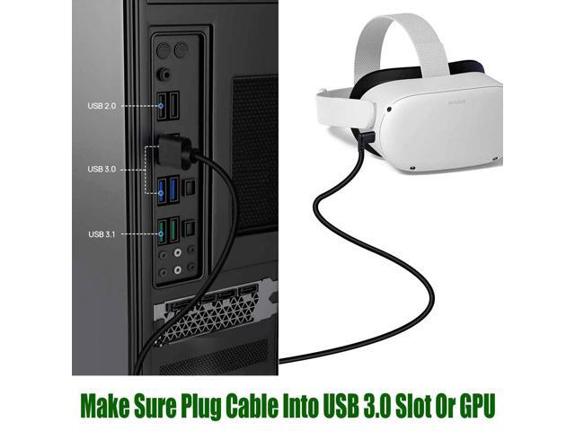 VR Link Cable,CompatibleWith Oculus Quest 2 Link Cable 16.4ft,USB 3.1 to USB C Cable, for Quest 2/Steam VR Virtual Reality Headset Game Connection...