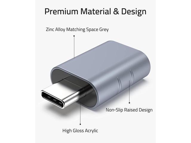 USB C to USB Adapter Pack of 2 USB C Male to USB3 Female Adapter Compatible with MacBook Pro 2021 iMac iPad Mini 6/Pro MacBook Air 2022 and Other...