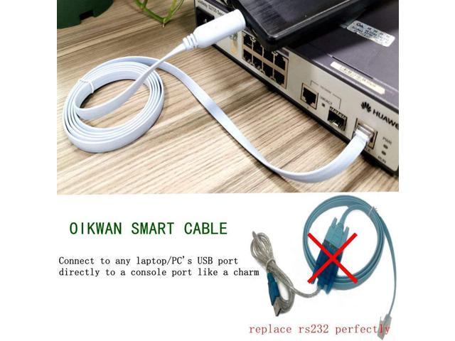 Console Cable,USB Console Cable, USB to RJ45 Console Cable with FTDI chip Compatible with Cisco, Huawei,HP,Arista,Opengear,Aruba,Juniper...