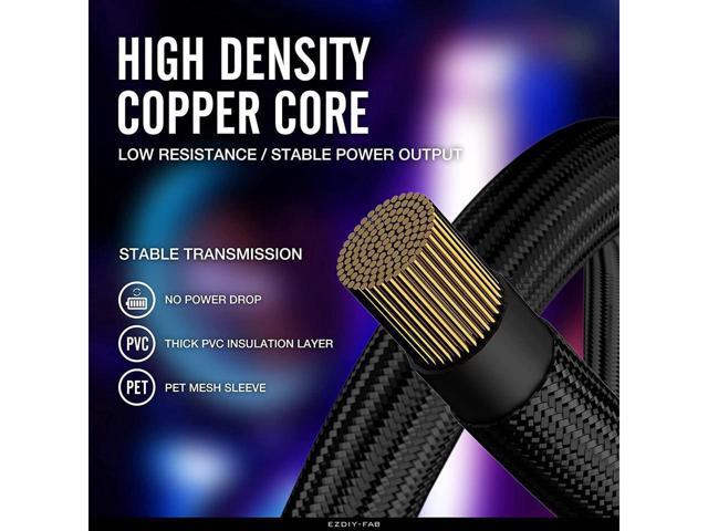 PSU Cable Extension Kit,16AWG and 18AWG Sleeved Cable Custom Mod for Nvidia 30' Series FE GPU Build, PC Power Supply PET Braided Extension Cable...