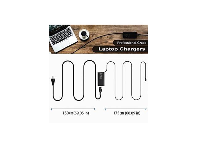 130W USB C Laptop Charger for Dell XPS 15 9500 7590 17 9700 9575 Precision 3560 3550 5560 5750 5550 5530 2in1 Latitude 7410 7310 7210 9410 9510...