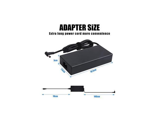 ADP-200JB D 200W 20V 10A AC Charger Compatible with ASUS:TUF Dash F15 FX516PR FA506QR ROG Zephyrus G15 GA503QM-HQ121R GA50 6.0 x 3.7mm Laptop Power...