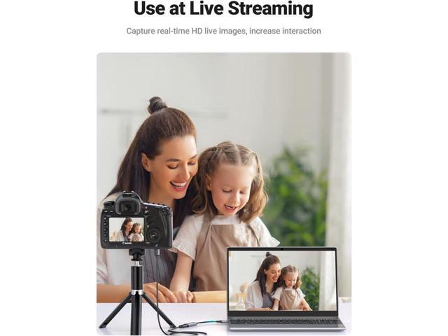 UGREEN Video Capture Card 4K HDMI to USB-A/USB-C HDMI Capture Card Full HD 1080P USB 2.0 Capture Video and Audio Recording for Gaming, Streaming,...