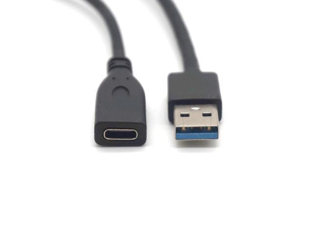 USB 3.0 Male to USB-C Type-C Female Extension Cable USB3.1 to USB 3.0 Adapter Cable