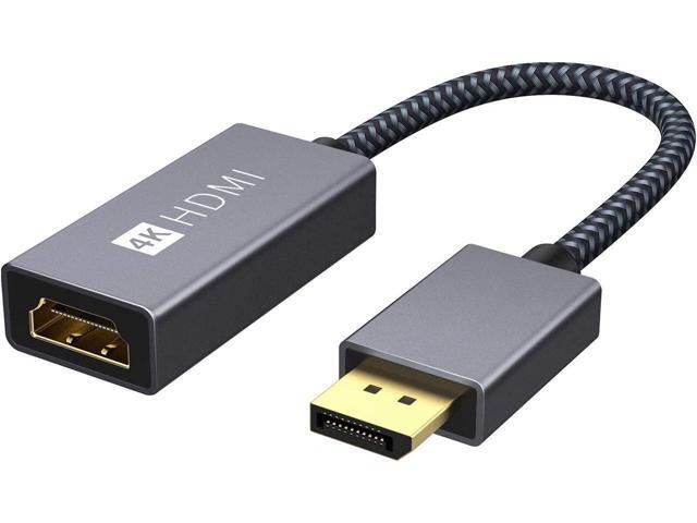 Active DisplayPort to HDMI Adapter, Unidirectional 4K@60Hz DP to HDMI Adapter, [Updated New Model], Display Port to HDMI Compatible for HP,...