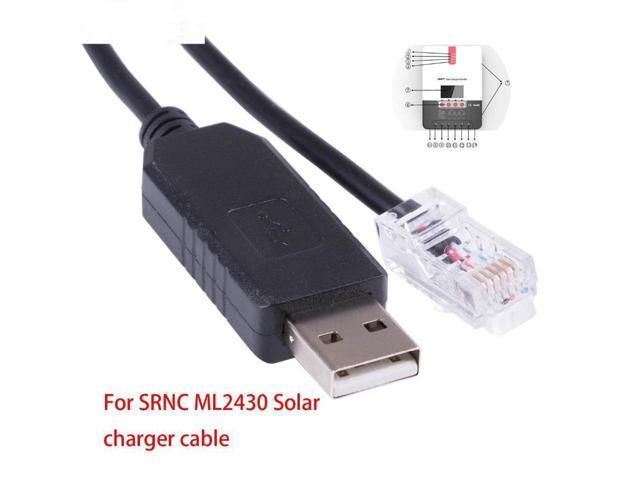 FTDI USB RS232 Serial to RJ12 6P6C Adapter Converter Network Cable for SRNC ML2430 Solar Charger mppt solar charger controller