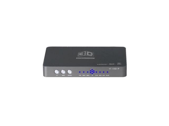 BUCIER HDMI Converter/2D to 3D/Video Converter Left and Right Up and Down Format to 3D Suitable Projection Blu-Ray Film